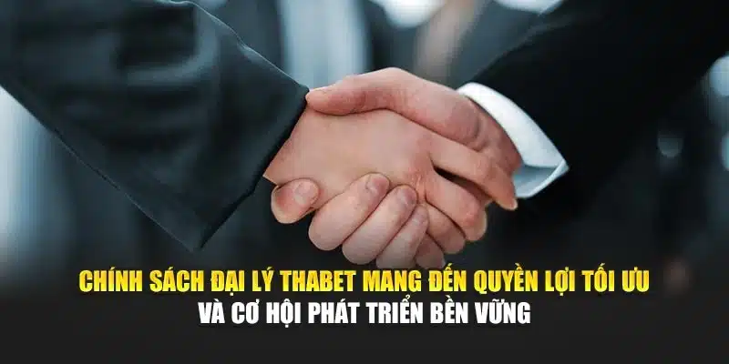 Chính sách đại lý Thabet mang đến quyền lợi tối ưu và cơ hội phát triển bền vững